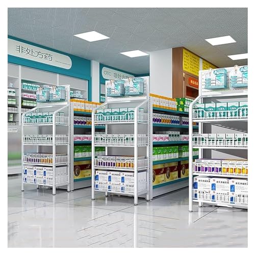 Présentoir à bonbons à 4 niveaux en métal pour snacks et chips - 6