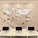 Mappa Del Mondo 3D Adesivi Murali Decorazione Adesivi Adatto Per Parete Sfondo Camera da Letto Soggiorno Mappa Del Mondo Wall Sticker Home Decor