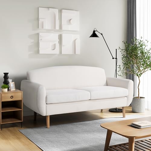 Serta Gatewood 61.2" Modern Boho Sofa, Curved Arms and Back