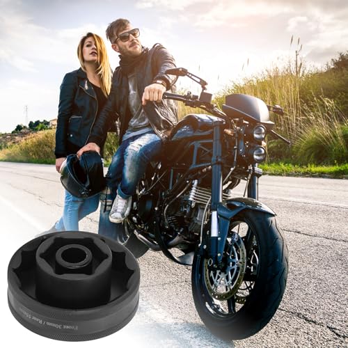 Sporgo Nuss für Ducati Motorrad Achsmutter vorn + hinten: Einsatz Achselwerkzeug, Achsenmutter Stecknuss Werkzeug für Ducati 1098, 1198, 1199, Panigale Multistrada Diavel, SW 55mm und 30mm