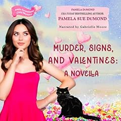 Diseño de la portada del título Murder, Signs, & Valentines: A Novella