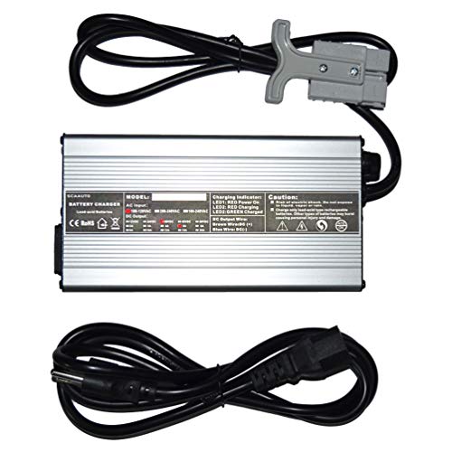 Scaauto 36 Volt Golf Cart Charger 36 Volt Battery Chargers Golf Cart Batteries Charger Light And Thin Charger With Anderson Sb50 Handle Plug For Ezgo Marathon Golf Cart #TOP1