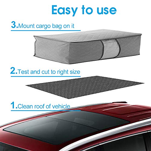 Locisne Dachmatte, rutschfest, Dachmatte, reißfest, rutschfest, Schutzmatte für Auto, Auto, SUV, 120 x 90 cm
