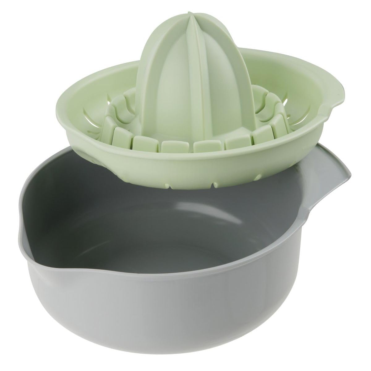 Fackelmann Exprimidor de limón 170 x 140 x 60 mm gris claro y verde menta