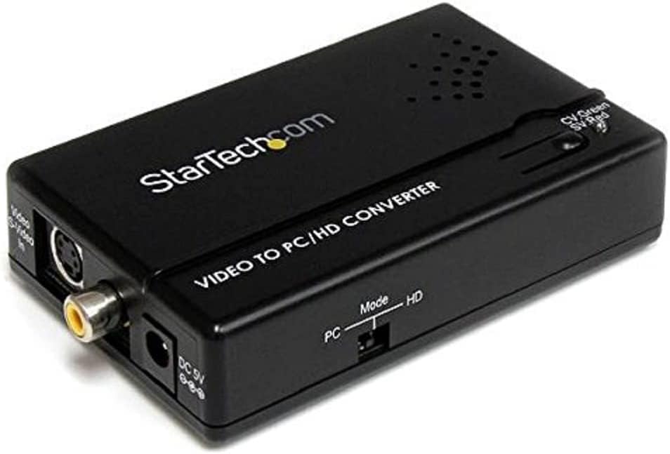 StarTech.com Composite and S-Video to VGA Video Scan Converter