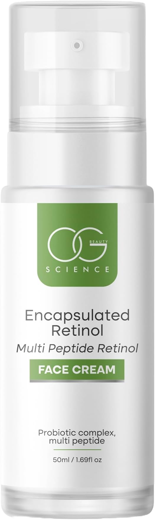 Science Encapsulated Retinol Multi Peptide Face Cream | Fades Dark Spots | Lightweight Formula | Brightens & Rejuvenates skin | 150 ml