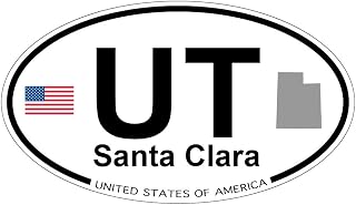 Santa Clara, Utah Oval Sticker