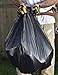 Commander 42 Gallon 2 MIL Black Heavy Duty Trash Bags - 34