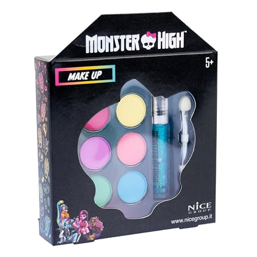 Nice Group - Monster High Gift Make Up Set, 1 Box mit Lidschatten und Lipgloss Kit