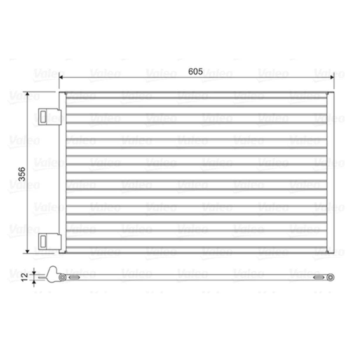 Valeo Condenseur de Climatisation 822553