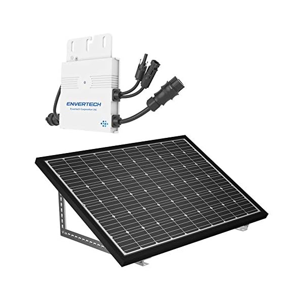 Mini Solaranlage 300 Watt Solarstrom für Eigenverbrauch | Plug & Play Komplettset | Montagematerial für Fassade | solar…