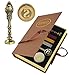 Samyo Creative Romantic Stamp Maker Classic Old-Fashioned Style Brass Color Wax Seal Sealing Stamp Vintage Antique Alphabet Initial Letter Set - (Letter S)