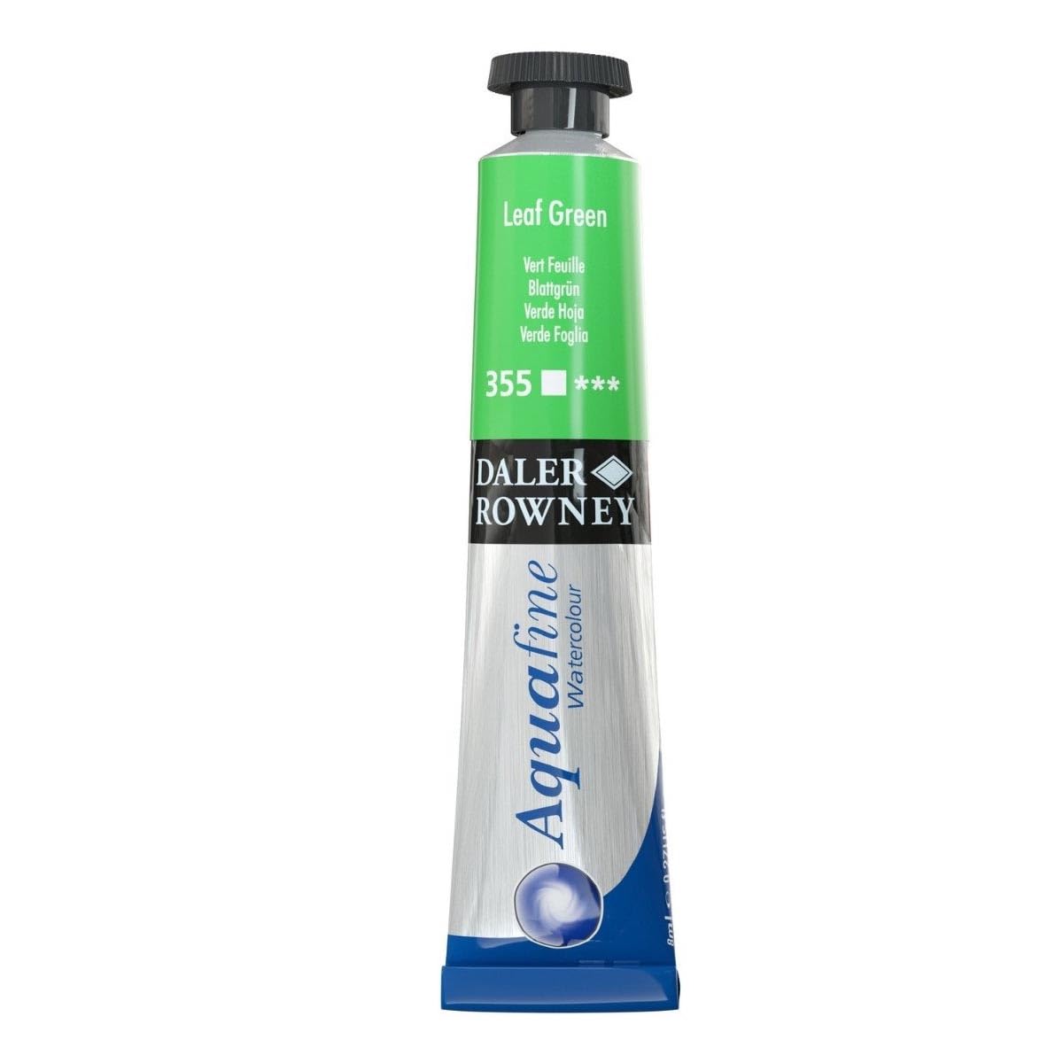 Daler-Rowney Aquafine Watercolour Paint, Aluminium Tube, 0.27oz - 8 ml, Leaf Green