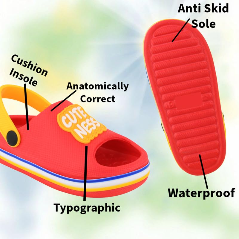 Image of SMARTOTS Lighweight Eva Flipflops for Kids, Stylish CuteNess Sling Back Kids Flipflop for Everyday Use