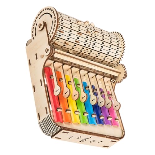 FELTECHELECTR 木製diy敲琴おもちゃ 音楽教育用パーカッション楽器 彩色インテリジェントデザイン 幼児向け知育玩具 音楽と色認識の促進