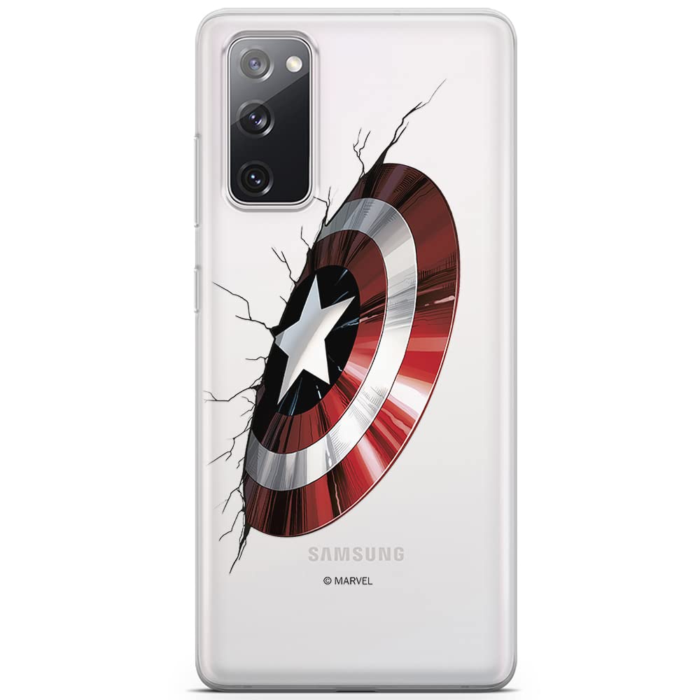 ERT GROUP mobile phone case for Samsung S20 FE / S20 FE 5G original and officially Licensed Marvel pattern Captain America 023 optimally adapted to the shape of the mobile phone, partially transparent