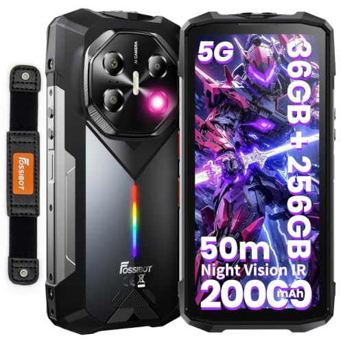 FOSSIBOT F113 5G Rugged Phone, 20000mAh, 33W Charging