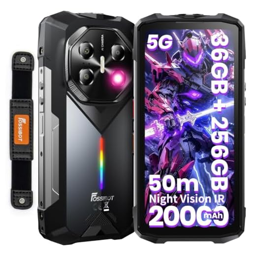 FOSSIBOT F113 5G 20000mAh/33W Rugged Phone Unlocked, 36GB+256GB/2TB Phones