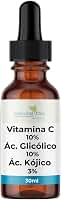 Serúm Vitamina C 10% + Ácido Glicólico 10% + Ácido Kójico 3% - 30ml