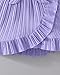 Rosibel Toddler Girls Dress Kids Ruffles Sleeveless Casual Dresses Little Girls Summer Beach Sundress Purple 5-6Y