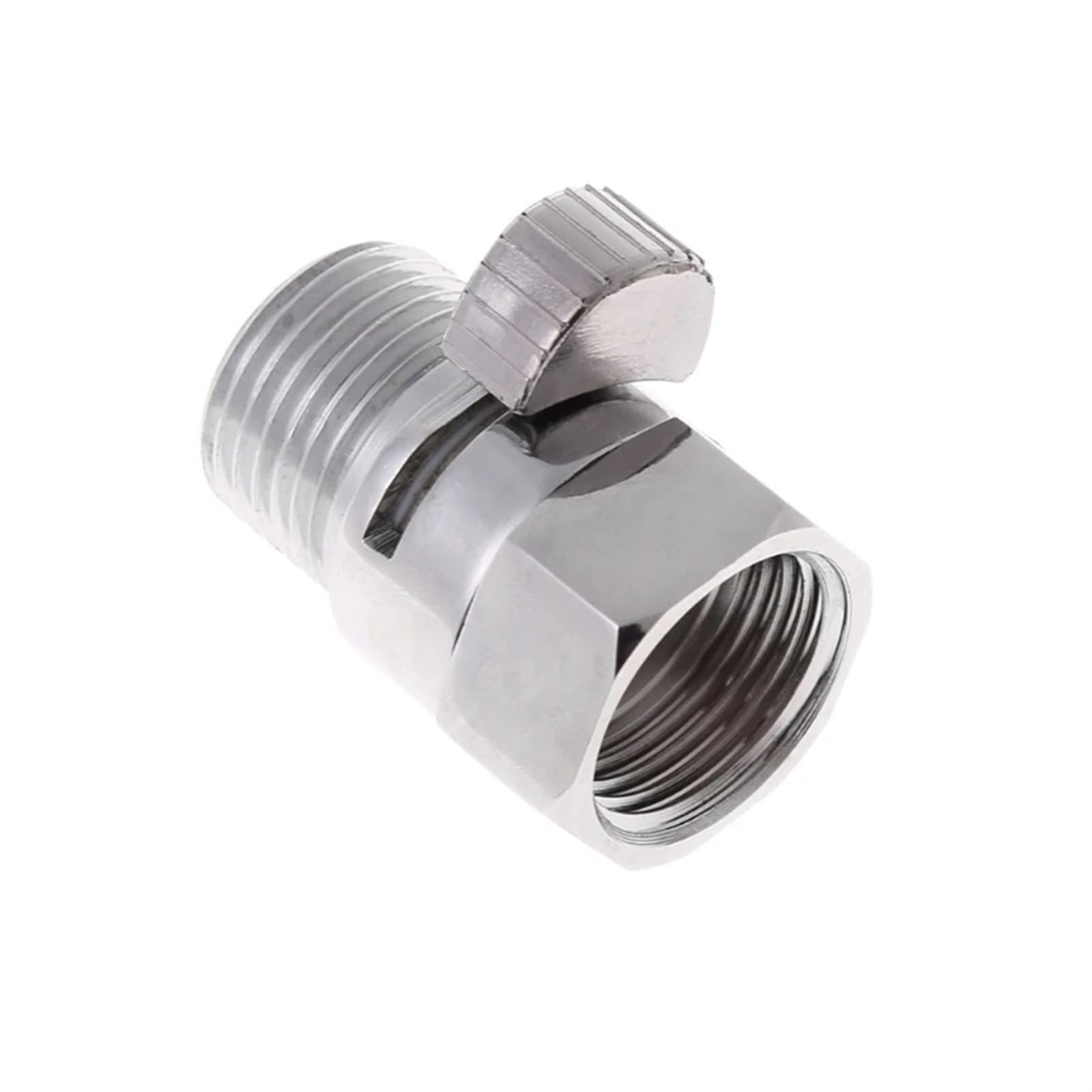 RCGKNNMUZ Full Brass G1/2"" Flow Quick Control Shut-OFF Valve For Shower Head Hand Water Saver
