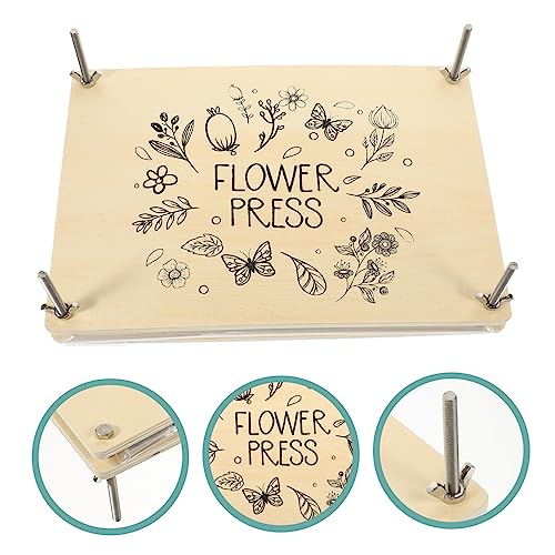 Presse à fleurs Lurrose en bois pour réussir vos herbiers sans moisissure - 3