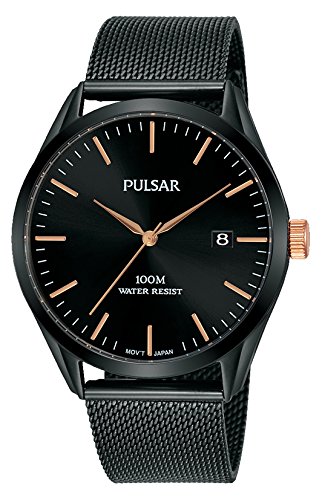Preisvergleich Produktbild Pulsar Herren Analog Quarz Uhr mit Edelstahl Armband PS9573X1