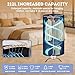 Portable Clothes Dryer Upgraded Large Capacity,Mini 900W Foldable Portable Dryer for Clothes and Shoes,Quick&Easy to Use Compact Dryer for Laundry Travel Apartments Families and RV