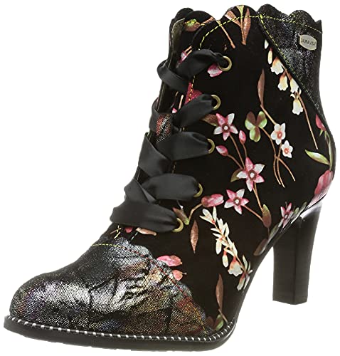 Laura Vita Alcbaneo 1279, Bota de Tobillo Mujer, Rojo, 37 EU
