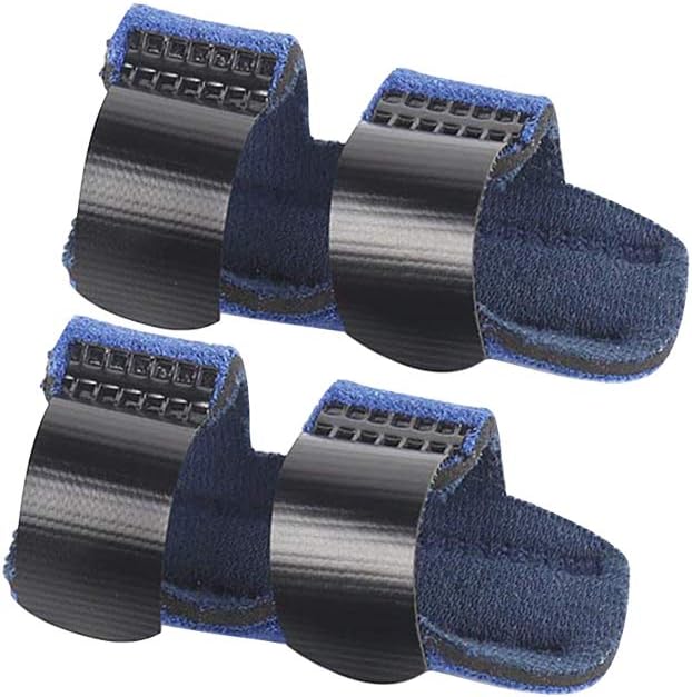 SUPVOX 1 Pair Finger Splint Support Trigger Mallet Finger Brace Tendon Pain Relief (Blue)