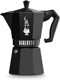 Bialetti cafeteira moka express exclusive preta 6 xicaras