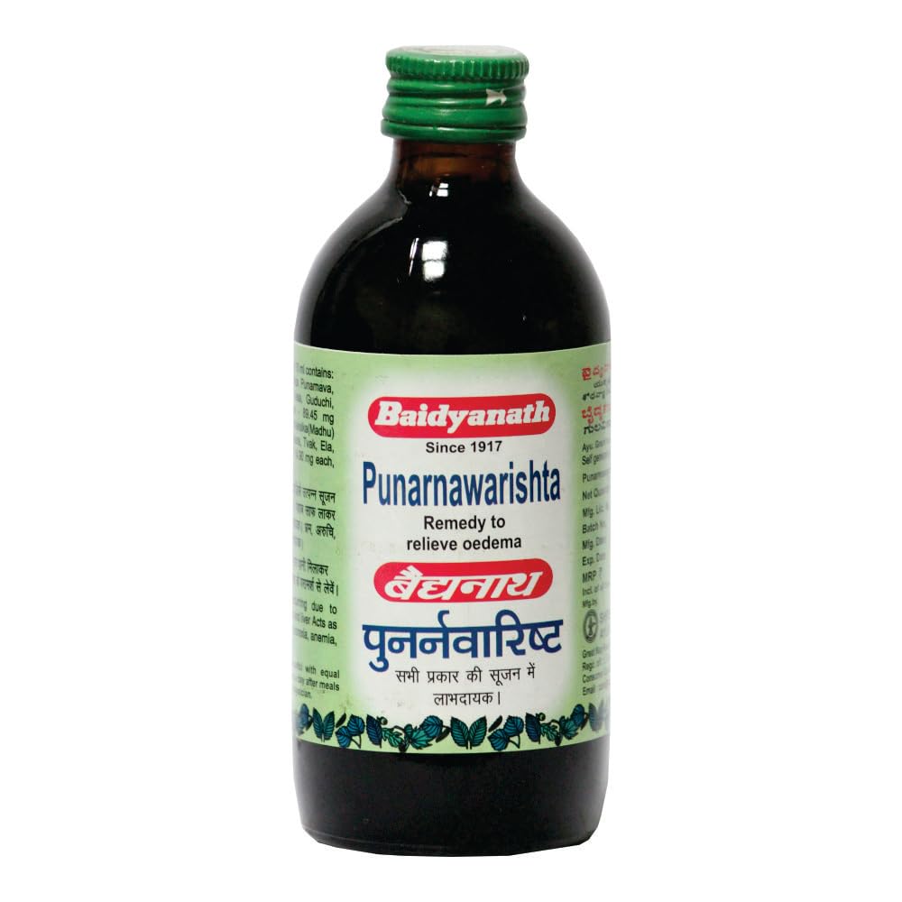 Baidyanath Asli Ayurved Punarnavarishta Remedy To Relieve Oedema - 220 Ml (Pack of 2) — Amazon image 2