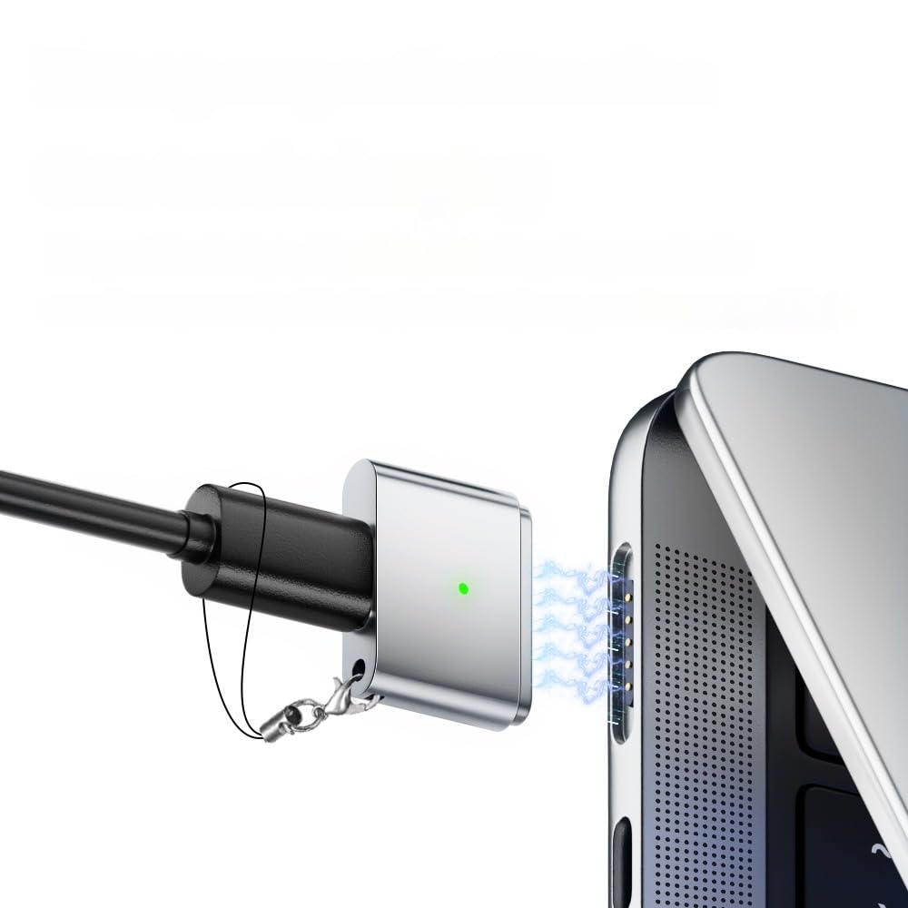 LivX Type-C to MagSafe 3 İle Uyumlu Dönüştürücü | 140W Hızlı Şarj Destekli | MacBook İle Uyumlu Çevirici Gri SF-3