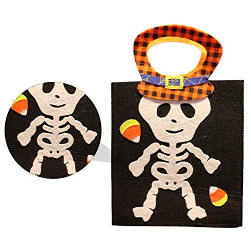 Bolsas de presente de Dia das Bruxas com 2 peças, sacos de doces ou travessuras, sacos de presente d