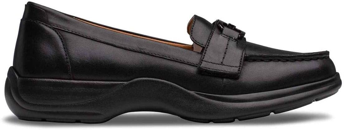 Dr. Comfort Mallory Diabetic Dress Shoes-Easy Off Leather Slip On Diabetic Shoes for Women with Micro-Suede Lining