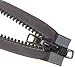 #10 Heavy Duty Marine Grade YKK Separating Zipper - Metal Tab Slider - Color Black - Choose Your Length - Made in The United States (1 Zipper Per Pack) (30