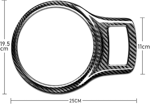 Miniatura 2 de AIRSPEED Para Subaru BRZ Toyota 86 2013-2020 Cubierta del panel de cambio de marchas de automóvil, calcomanía de fibra de carbono dura para el marco