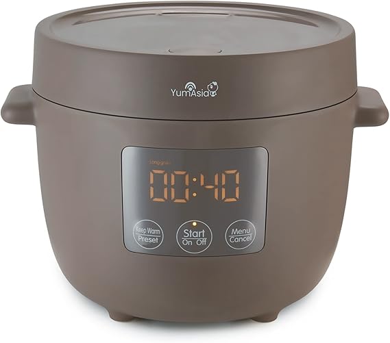 Yum Asia Tsuki Mini Rice Cooker with Shinsei Ceramic Bowl (2.5 cups, 0.