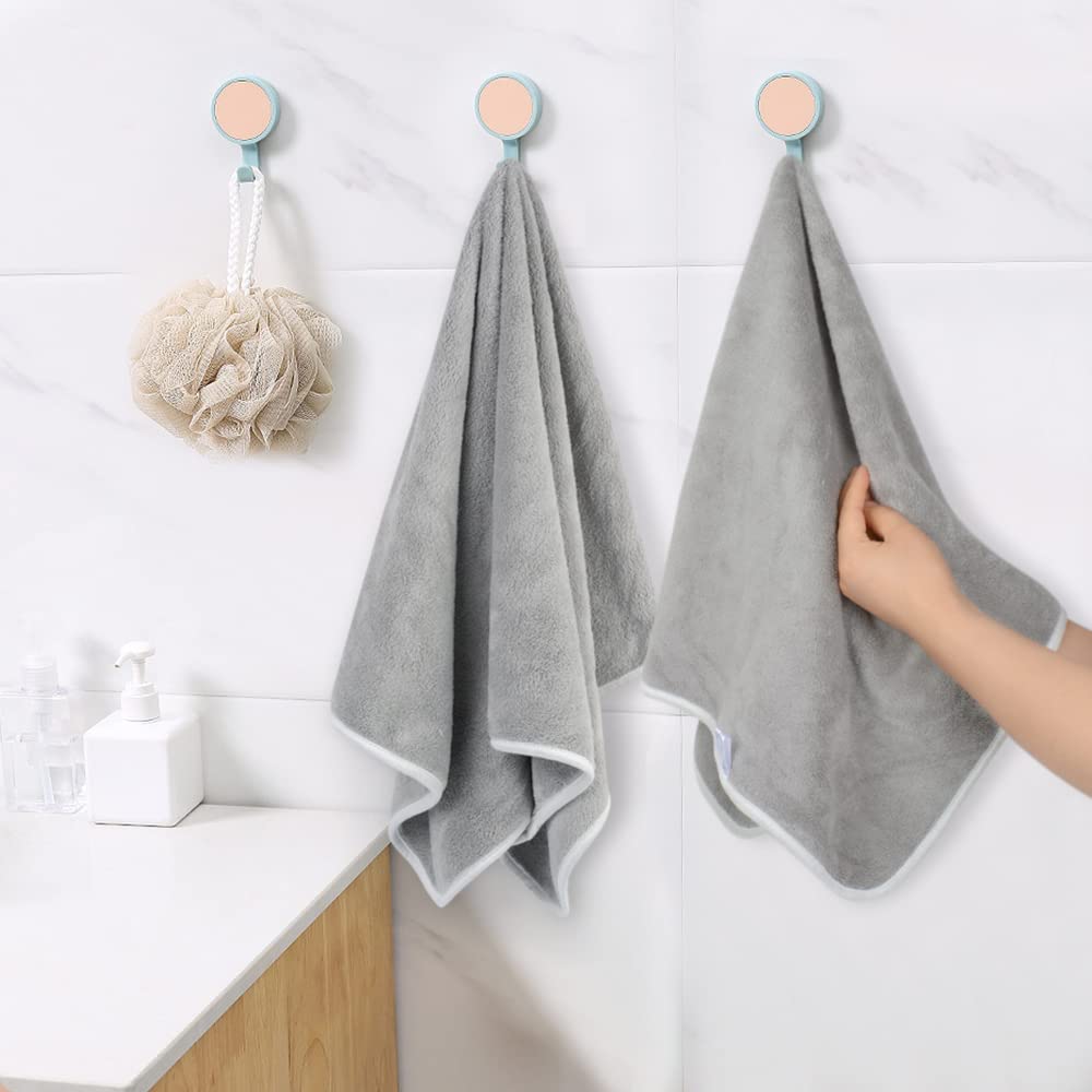 Serviettes Microfibre KinHwa Lot De 4 - 40x76cm - Super Absorbantes Et Douces - Pour Salle De Bain/Cuisine