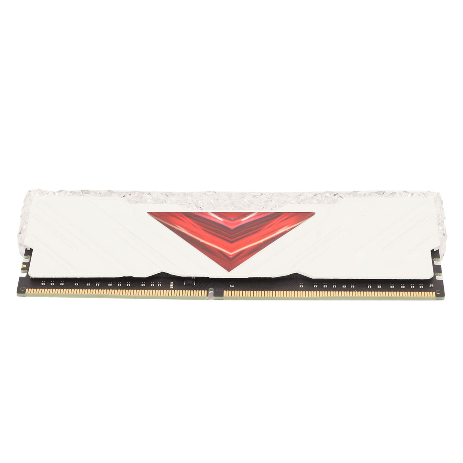 Zestaw Pamięci DDR4 RAM 16 GB Moduł Pamięci do Komputera Stacjonarnego 3200 MHz, przepustowość 25600, Radiator ze Stopu Aluminium, Oświetlenie RGB, pamięć RAM do Gier Modernizacji Komputera