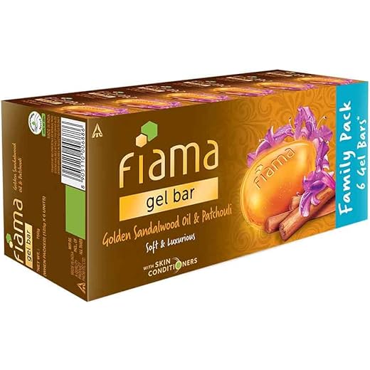 Fiama Sandalwood Moisturizing Bars - 6 Pack 125g
