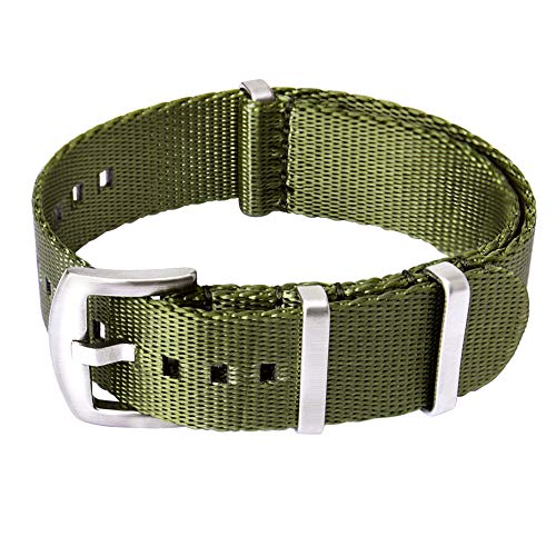 Ritche NATO Watch Strap with Heavy Buckle 18mm 20mm 22mm Seat Belt Nylon Watch Bands for Men Women