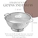 Bellemain Colander for Kitchen – 5 Qt Stainless Steel Strainer with Handle - 18/8 Pasta Strainer Bowl for Pasta, Spaghetti, Vegetables, Fruit, and Pot Draining - Stainless Steel Colander