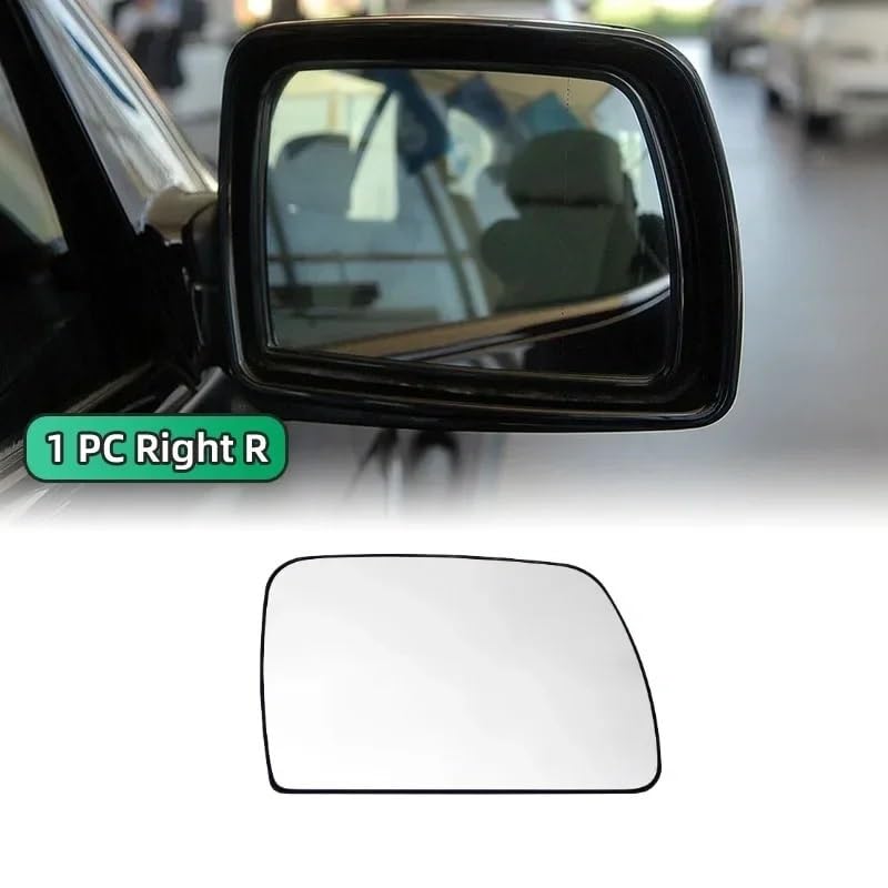 Espejo retrovisor de puerta de coche X5 E53 1999-2006 con cristal calefactado blanco 2