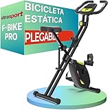 Ultrasport F-Bike Pro Bicicleta Estática Plegable hasta 150 KG, con 16 Niveles,...