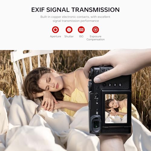 VILTROX EF-GFXII Adaptador de Objetivo de Enfoque automático con Control de Apertura, transmisión EXIF Compatible con Lente Canon EOS EF/EF-S a cámaras Fujifilm G-Mount GFX 100S 50S 50R - imagen 4