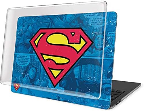 Skinit Case + Skin Compatible with MacBook Pro 15in (2016-19) - Officially Licensed Warner Bros Superman Logo Design