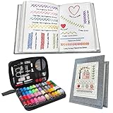 【Apprentissage Facile et Progressif】 Grâce à son guide illustré étape par étape, maîtrisez les points de base (point avant, point arrière, etc.) sans effort. Des instructions claires en anglais et un design bien pensé rendent l'apprentissage intuitif, même pour les complets novices. Parfait pour ceux qui explorent les kit creatif adulte et cherchent une méthode structurée.