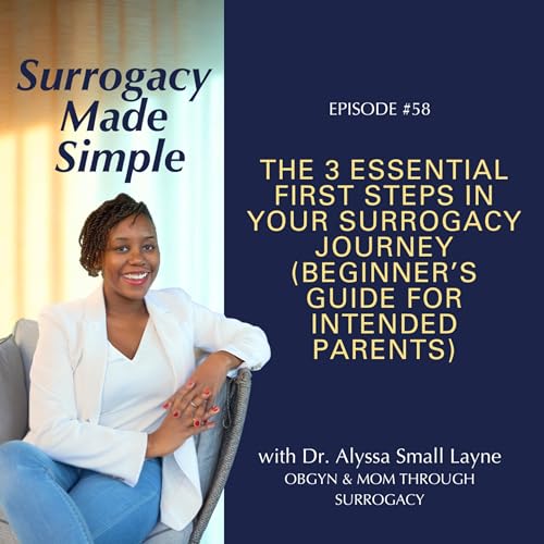 『#58 The 3 Essential First Steps in Your Surrogacy Journey (Beginner’s Guide for Intended Parents)』のカバーアート