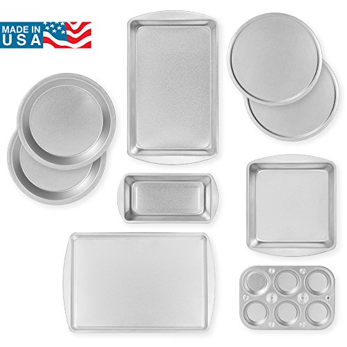 G&S Metal Products Az999T Ez Baker Steel Bakeware, Set Of 9, Gray #TOP1